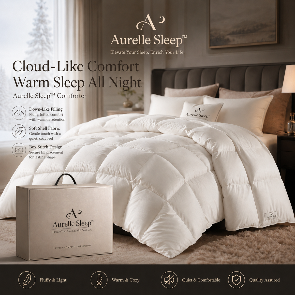 Aurelle Sleep™ Cloud Comforter